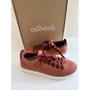 NEW ALLBIRDS WOOL PIPER Diablo Orange  SHOES LACE UP SNEAKER GREEN Women SIZE 8